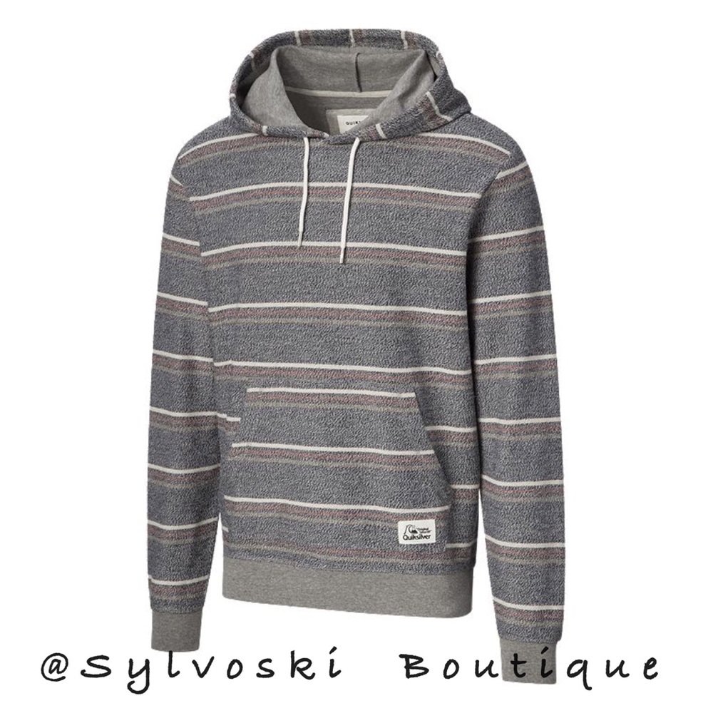 🔥Quiksilver Great Otway Hooded Sweatshirt NWT - Picture 2 of 7
